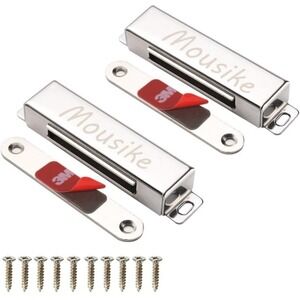 New Mousike Magnetic Door Catch，70lb Stainless Steel Cabinet Door Magnets with S